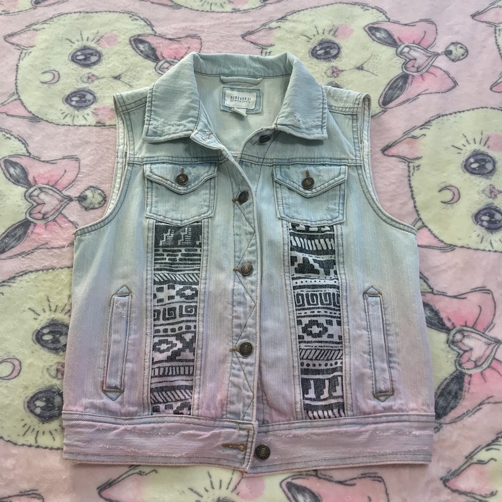 NWOT Forever 21 Ombré Vest
